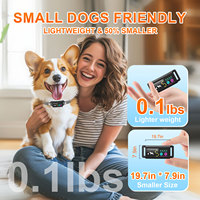 No Shock Dog Bark Abschreckung gerät Bark Control Entwickelt für kleine und mittlere Hunde IP67 Wasserdichte wiederauf ladbare Beep Vibration