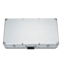 Boîte à outils universelle en aluminium personnalisée, boîte de transport en aluminium antichoc pour équipement
