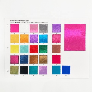 Hàng Mới Neon Sáng Bóng Mystique Sequin Kim Loại In Lá Đàn Hồi Nylon Spandex Vải Đồ Bơi Hiệu Suất Mặc Vải - Product Image 4