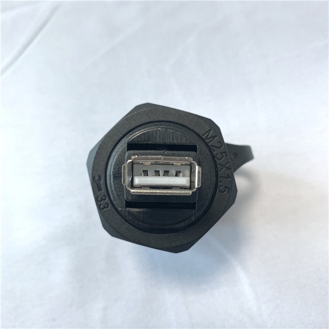 Waterproof Panel Mount Usb Connector 3.0 Type a Port Usb Socket