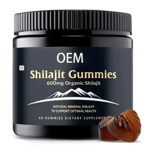 OEM Pure Shilajit Extract Gummies Ayurveda Humic Fulvic Acid And Trace Support Contains Over 85 Minerals Shilajit Gummies