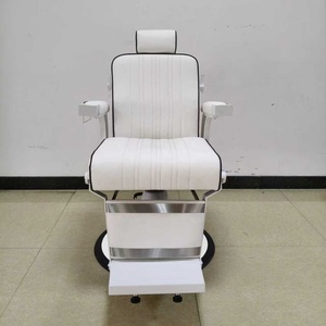 Fauteuil de Barbier en Cuir Style Vintage Moderne pour Salon de Coiffure et Usage Domestique, Mobilier de Salon de Beauté avec Fonction Hydraulique Inclinable - Product Image 6