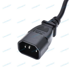 สายปลั๊กไฟ C14 ถึง C5, สายอะแดปเตอร์ IEC 320 C14 ตัวผู้ ถึง C5 ตัวเมีย, ตัวแปลงไฟ AC C5 ถึง C14 - Product Image 6