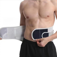 Ceinture de maintien de la taille en coton pour hommes et femmes Soulagement des douleurs dorsales pour les personnes âgées d'âge moyen Plaque en acier pour hernie discale lombaire