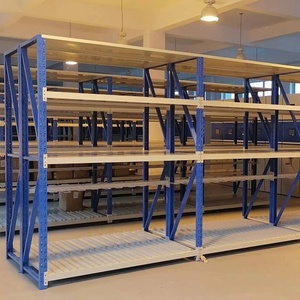 Estante de Armazenamento de Aço com Design Moderno, Prateleiras Industriais Duráveis, Impermeáveis e Ecológicas para Armazenamento em Armazéns - Product Image 3