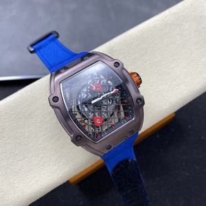 RM27-04 Men Mechanical Automatic Watch, Skeleton Mesh Dial, Tonneau Case, Casual Fashion Sport Watch - Product Image 2