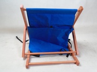HE-1120, nouveau modèle de chaise de plage pliante en bois chaise longue en bois chaises de jardin avec sacs-cadeaux peuvent être des sacs à dos de transport