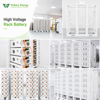 Batterie de stockage d'énergie solaire Voltary Energy LFP 64 kWh avec garantie de 10 ans, compatible avec le réseau, avec LiFePO4 et compatibilité hors réseau