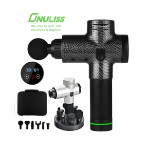 Bộ Gõ Rohs Mạnh Mẽ Tay Cầm Súng Tốc Độ Massager Massagepistol Súng Lục Giác De Xung Massage Rung Cơ Massage Gun