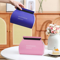 Boîtes à emporter pour boulangerie, personnalisables, pour gâteaux roulés, mousses, mille-crêpes, desserts suisses, friandises