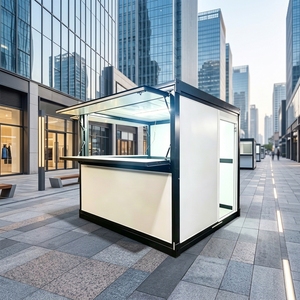 Foldable Waterproof Insulated Container Kiosk Prefabricated Mobile Retail Booth X Type Design for Outdoor Kitchen Bathroom Food - Product Image 2