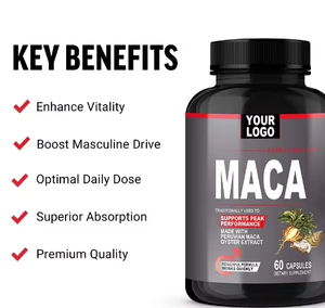 Suplemento de hierbas OEM, tableta de raíz de maca, cápsulas energéticas para hombre, EXTRACTO DE OSTRA, cápsulas ricas en zinc, píldoras de maca para hombre - Product Image 3