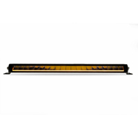 Barre lumineuse LED Osram multi-adaptation à une seule rangée 10W, 20-40 pouces, avec DRL dynamique ambre, faisceau combiné, pour conduite tout-terrain, camion, SUV, UTV