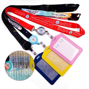 Design Gift Medical Supplies Badge Reel Silicone Card Holder Custom Retractable Lanyard for Nurse Accessories - Product Image 3