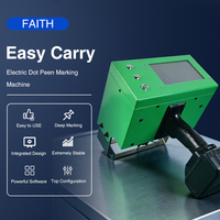 Máquina de grabado portátil Faith, eléctrica, táctil, para marcar placas de identificación, números de cilindros, números de chasis y plotter.