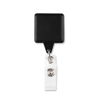 Clip de Hebilla Extensible Creativo con Logotipo Personalizado, Carabina Metálica Retráctil Cuadrada Resistente para Identificación de Personal de Oficina