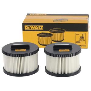 ตัวกรองฝุ่น DeWalt แบบ 2 ชิ้น สำหรับใช้กับเครื่องดูดฝุ่นในร้านค้า - Product Image 1