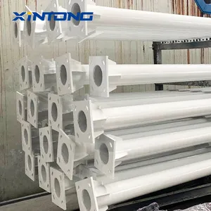 XINTONG Solar LED Galvanized Galvanized 9m Lamp Pole Factory Customized 3-25m Street Light Poles