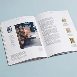 Benutzer definierte Hardcover-Magazin Foto Kinder Broschüre Puzzle Kinder Katalog Album Broschüre Färbung Spiral Tagebuch Übung Notizbuch