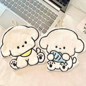 Toalla de Mano Kawaii con Diseño de Animal de Dibujos Animados, Toalla de Lavado de Manos Colgante, Gruesa, Absorbente, Suave, de Algodón y Felpa de Coral - Product Image 5