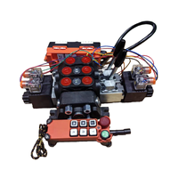 Vanne de commande à distance sans fil 6 voies 6 bobines 12V 24V CC pour système hydraulique