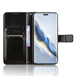 Funda tipo cartera para <span class=keywords><strong>Honor</strong></span> Magic 6 <span class=keywords><strong>Pro</strong></span> con tarjetero, funda de teléfono tipo libro con tapa magnética y soporte de cuero PU retro para <span class=keywords><strong>Honor</strong></span> Magic 6 <span class=keywords><strong>Pro</strong></span> - Product Image 4