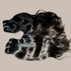 2025 New Virgin Indian Remy Hair Full Cuticle Unprocessed Natural Deep Wave Hair Extensions <b>Machine</b> Double Weft All Colors - Product Image 1