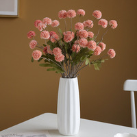 Boule pissenlit faux faux plastique fleurs artificielles ornements plantes pièce maîtresse décoration décor faisant la machine touche réelle