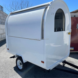 Remolque de Comida Móvil Pequeño, Totalmente Equipado, Carrito de Comida Rápida, Carrito de Café, Carrito de Helados, Carrito de Hot Dogs, Camión de Comida de Acero Inoxidable - Product Image 4
