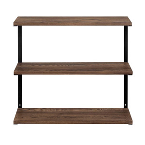 Wall Mounted Wooden <b>Shelf</b> 3 Tier Retro Color Durable Home Storage Display <b>Rack</b> For Living Room Coffee Shop - Product Image 5