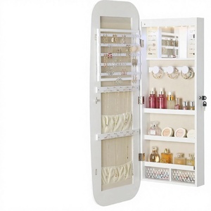 2026 Wholesale OEM Modern MDF Wood Cloud Wave Design Phoenix Home Free Standing Wall Mounted <b>LED</b> <b>Light</b> <b>Mirror</b> - Product Image 2