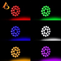 AICPOSE Prix de gros 18x18W RGBWA UV 6-en-1 Projecteur LED PAR en plastique pour intérieur, idéal pour mariages et fêtes