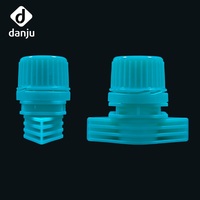 Capuchon en plastique de 16 mm de précision, conçu pour les pochettes souples de liquides cosmétiques, résistant aux fuites, OEM ODM