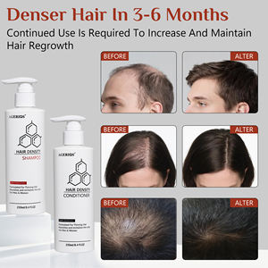 Bestverkochte haarherstellende <span class=keywords><strong>shampoo</strong></span>, conditioner, serum met 5% actieve ingrediënten & natuurlijke DHT-blokkers. Complete behandeling voor dunner wordend haar. - Product Image 5