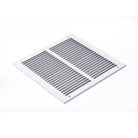 Grille de ventilation carrée personnalisée RA0808 pour climatiseur, design moderne, en plastique et acier durables, pour extérieur, sous-sol et espaces de vie