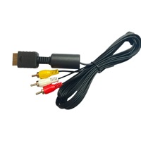 Câble de conversion audio-vidéo AV de 1,8 m pour PS2 vers 5 RCA, câble vidéo AV pour PS2