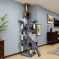 Haute qualité en gros chat arbres tour mode-conçu chat Condo griffoir interactif en peluche chat escalade cadre