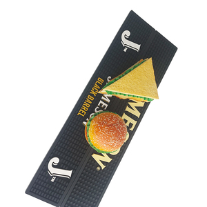 Branded Silicone PVC <b>Pub</b> Mat Rubber Bar Runner Beer Spill Pad Rail Mat Drip Tray Non Slip Service Mat <b>Table</b> Coaster Placemat Pad - Product Image 3