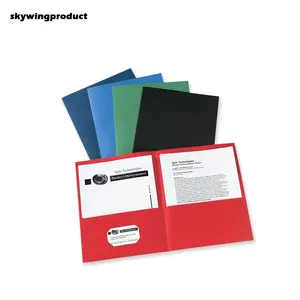 Skywingproduct 두 포켓 포트폴리오 폴더 편지 크기 종이 폴더 두 내부 플랫 포켓