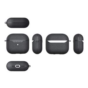 Étui de protection pour écouteurs en Tpu souple <span class=keywords><strong>2022</strong></span>, en Grain Lychee pour étui Airpod porte-clés <span class=keywords><strong>pro</strong></span> 2, nouvelle collection Offre Spéciale - Product Image 2
