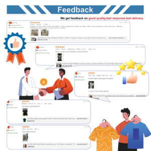 T-shirt en coton 100% 40s double fil, poids lourd, couleur unie, impression numérique 205GSM, coupe classique - Product Image 5