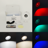 Applique murale LED intérieure 5W, rotation à 360 degrés, fixation magnétique, pour hôtel, chambre, rechargeable