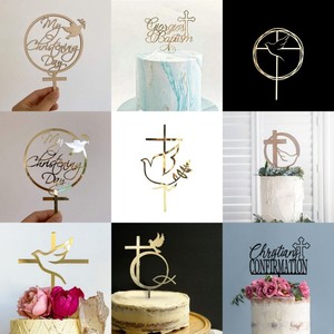 Décoration de gâteau en forme de colombe de la paix, insert pour gâteau, décoration de fête de communion, baptême, insert pour gâteau - Product Image 1