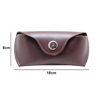 Boîte d'emballage de luxe en cuir véritable pour lunettes de soleil étui à lunettes en cuir véritable étui à lunettes pochette pour lunettes de soleil