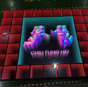Affichage LED commercial à effet miroir infini, fabricant d'enseignes lumineuses 3D sur mesure - Product Image 3