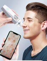 Mikroskop Digital Detektor Kulit Kepala Pemeriksaan Rambut Wifi Mikroskop Pengujian Rambut Salon Mikroskop