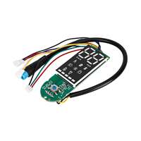 Tablero de Instrumentos con Pantalla BT para Scooter Eléctrico M365 Pro 1S Pro2 Mi3, Medidor de Tablero con Adaptador