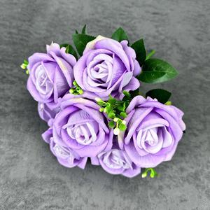 Fleurs artificielles décoratives en forme de rose pour mariage, Noël, remise de diplôme, Halloween, Nouvel An, Pâques - Product Image 6