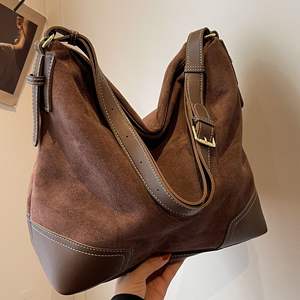 Aanpasbare High-End Pu-Rits Sluiting Enkele Schouder Grote Tas Vrouwen Trendy Veelzijdige Draagtas Grote Capaciteit Emmer Tas - Product Image 1