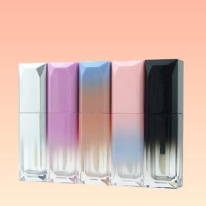 Tubo de Lápiz Labial de Plástico con Degradado Multicolor, Tubo Vacío para Brillo Labial de 5 ml, Personalizable con Logotipo, para Herramientas de Maquillaje - Product Image 4